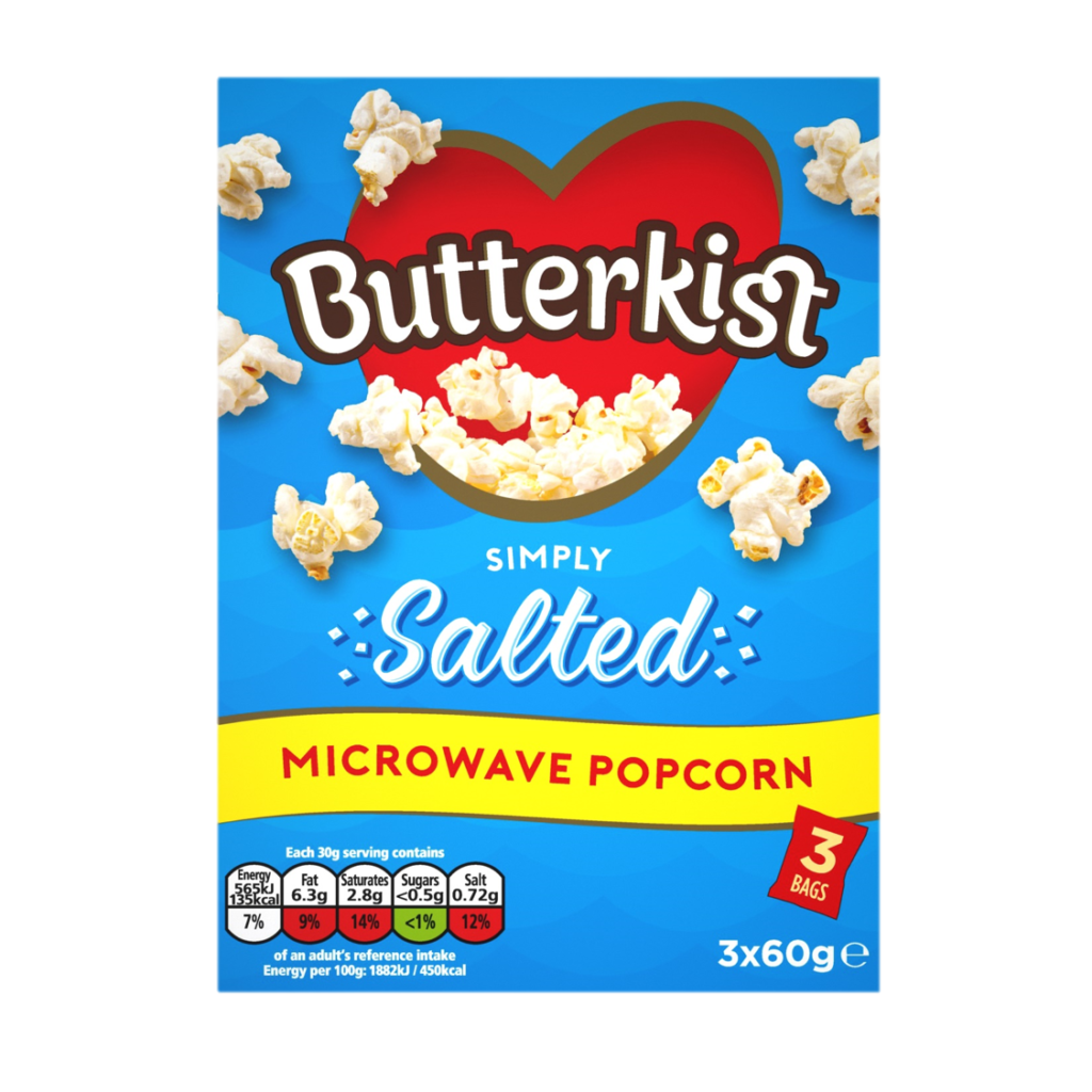 Salted Microwave Popcorn Products Butterkist